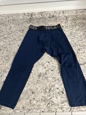 Tela Navy Blue Kids Leggings